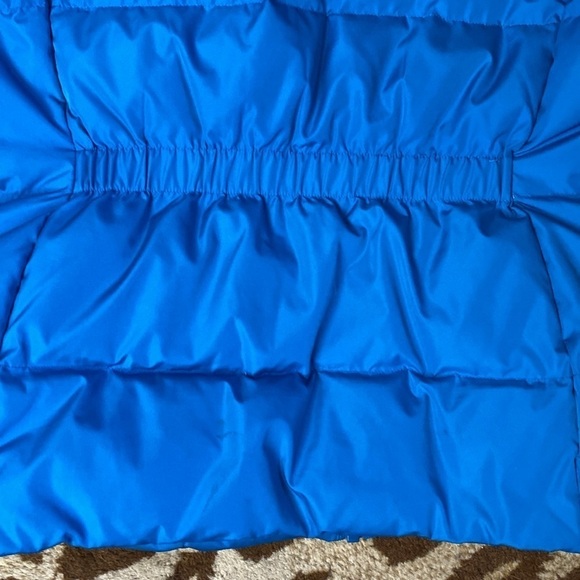 Lands End Down Puffer Vest Women’s L Quilted Teal Full Zip Insulated Fall Winter - Picture 3 of 10